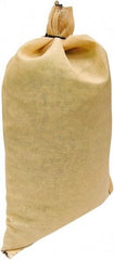 Made in USA - 14" Long x 26" High Sand Bag - Desert Tan Acrylic, For Spill Containment - Benchmark Tooling