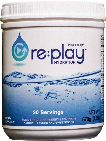 Hydration Health - 19.2 oz Container Sugar Free Raspberry Lemonade Activity Drink - Powdered, Yields 540 oz - Benchmark Tooling