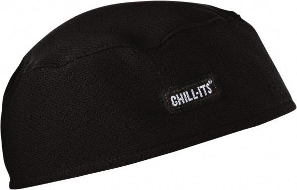 Ergodyne - Size Universal, Cooling Slip-On Skull Cap - Black Solid Pattern, Polyester - Benchmark Tooling