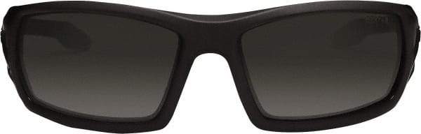 Ergodyne - Smoke Lenses, Framed Safety Glasses - Anti-Fog, Matte Black Frame, Size Universal, Wrap Around - Benchmark Tooling