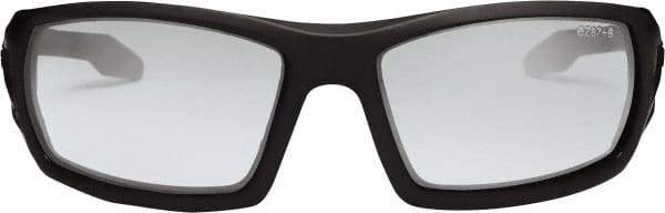 Ergodyne - Indoor/Outdoor Lenses, Framed Safety Glasses - Anti-Fog, Matte Black Frame, Size Universal, Wrap Around - Benchmark Tooling