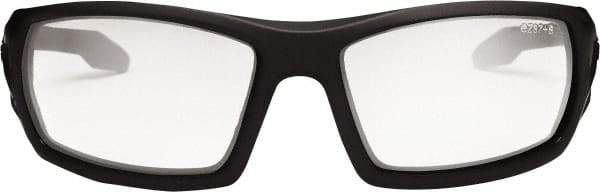 Ergodyne - Clear Lenses, Framed Safety Glasses - Anti-Fog, Matte Black Frame, Size Universal, Wrap Around - Benchmark Tooling
