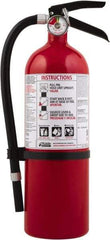 Kidde - 5 Lb, 3-A:40-B:C Rated, Dry Chemical Fire Extinguisher - 4-1/2" Diam x 16.07" High, 195 psi, 18' Discharge in 15 sec, Seamless Aluminum Cylinder - Benchmark Tooling