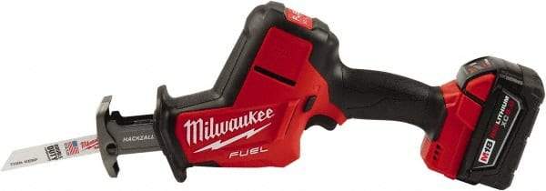 Milwaukee Tool - 18V, 0 to 3,000 SPM, Cordless Reciprocating Saw - 7/8" Stoke Length, 1 Lithium-Ion Battery Included - Benchmark Tooling