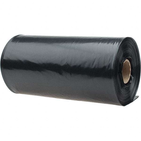 PRO-SOURCE - 4 mil Thick, Heavy-Duty Trash Bags - Linear Low-Density Polyethylene (LLDPE), Roll Dispenser, 38" Wide x 78" High, Black - Benchmark Tooling