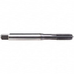 Emuge - 5/16-24 UNF, Semi-Bottoming Chamfer, TiCN Finish, High Speed Steel Thread Forming STI Taps - 3-35/64" OAL, 0.318" Shank Diam, 25/32" Thread Length - Benchmark Tooling