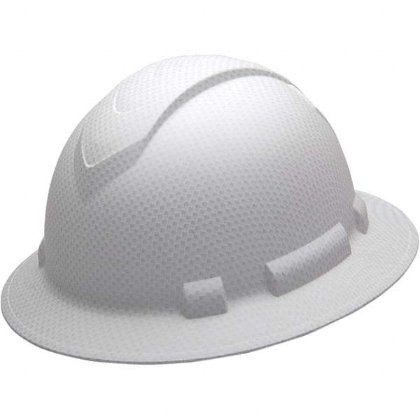 PYRAMEX - ANSI Type I Class C, G & E 4-Point Ratchet Full Brim Hard Hat - Benchmark Tooling