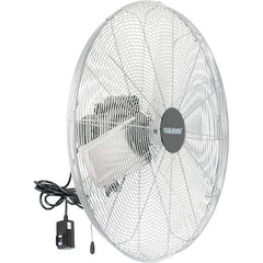 PRO-SOURCE - 30" Blade, 1/4 hp, 5,300, 6,200 & 7,800 CFM, Oscillating Industrial Circulation Fan - Back-Mounted, 120 VAC Volts, 1.60-1.90 Amps, 3 Speed - Benchmark Tooling