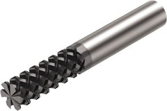 Sandvik Coromant - 6mm, 18mm LOC, 6mm Shank Diam, 60mm OAL, 5 Flute, Solid Carbide Square End Mill - Single End, Diamond Finish, Spiral Flute, 40° Helix, Centercutting, Right Hand Cut, Right Hand Flute, Series CoroMill Plura - Benchmark Tooling