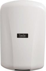 Excel Dryer - 950 Watt White Finish Electric Hand Dryer - 208/277 Volts, 4 Amps, 9-5/32" Wide x 13-15/16" High x 4" Deep - Benchmark Tooling