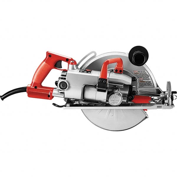 Skilsaw - 15 Amps, 10-1/4" Blade Diam, 4,700 RPM, Electric Circular Saw - 120 Volts, 8' Cord Length, 7/8" Arbor Hole, Left Blade - Benchmark Tooling