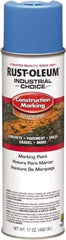 Rust-Oleum - 17 fl oz Blue Paint & Primer - 400' Coverage at 1" Wide, Solvent Base Formula, >500 gL VOC - Benchmark Tooling