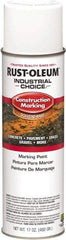 Rust-Oleum - 17 fl oz White Paint & Primer - 400' Coverage at 1" Wide, Solvent Base Formula, >500 gL VOC - Benchmark Tooling