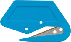 Martor USA - Recessed/Hook Blade Safety Utility Knife - Blue Polycarbonate Handle, 1 Blade Included - Benchmark Tooling