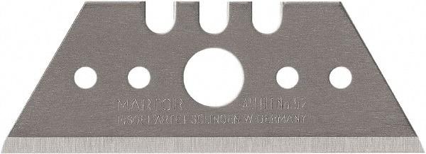 Martor USA - 100 Piece, Carbon Steel, Utility Knife Blade - 2.09" Long - Benchmark Tooling