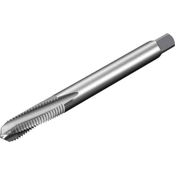 Sandvik Coromant - 3 Flute 3B Spiral Flute Tap - Powdered Metal High Speed Steel, Uncoated - Benchmark Tooling