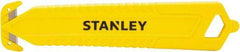 Stanley - Utility Knives, Snap Blades & Box Cutters Type: Safety Cutter Blade Type: Recessed/Concealed Fixed Blade - Benchmark Tooling