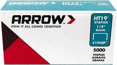 Arrow - 3/8" Wide High Carbon Steel Light-Duty Staples - 1/4" Leg Length - Benchmark Tooling