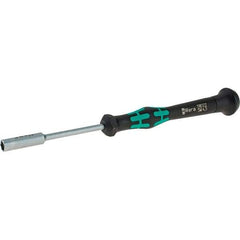 Wera - 4.5mm Solid Shaft Precision Nutdriver - Cushion Grip Handle, 6-1/4" OAL - Benchmark Tooling