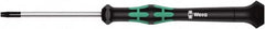 Wera - 8 Torx Driver - 60mm Blade Length, 157mm OAL, Ergonomic Handle - Benchmark Tooling