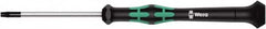 Wera - 5 Torx Driver - 40mm Blade Length, 137mm OAL, Ergonomic Handle - Benchmark Tooling