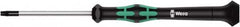 Wera - 10 Torx Driver - 60mm Blade Length, 157mm OAL, Ergonomic Handle - Benchmark Tooling