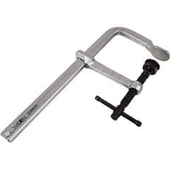 Wilton - 5-1/2" Throat Depth, 12" Max Capacity, Heavy-Duty F Sliding Arm Clamp - 2,660 Lb Clamping Pressure - Benchmark Tooling