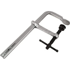 Wilton - 4-3/4" Throat Depth, 16" Max Capacity, Heavy-Duty F Sliding Arm Clamp - 2,660 Lb Clamping Pressure - Benchmark Tooling