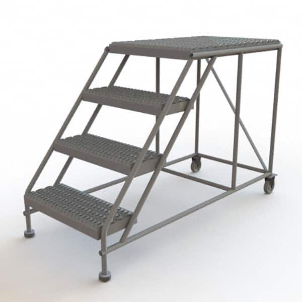 TRI-ARC - Rolling & Wall Mounted Ladders & Platforms Type: Rolling Work Platform Style: Steel Work Platform - Benchmark Tooling
