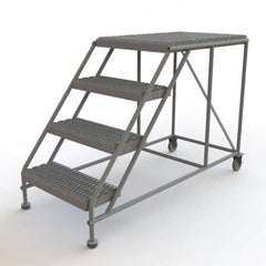 TRI-ARC - Rolling & Wall Mounted Ladders & Platforms Type: Rolling Work Platform Style: Steel Work Platform - Benchmark Tooling