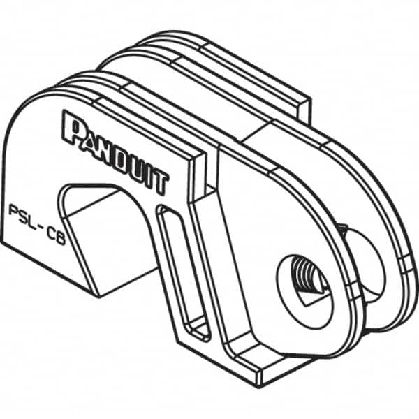 Panduit - Nylon Universal Circuit Breaker Lockout - 11/32 Max Cord Diam, 1 Padlock, 1 Circuit - Benchmark Tooling