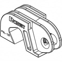 Panduit - Nylon Universal Circuit Breaker Lockout - 11/32 Max Cord Diam, 1 Padlock, 1 Circuit - Benchmark Tooling