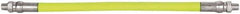 Legacy - 1' Long, 10,000 psi Operating Pressure, Rubber Grease Gun Hose - 3/16 NPT, 10,000 psi Burst Pressure - Benchmark Tooling