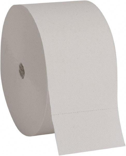 Georgia Pacific - 6,885' Roll Length x 3-1/4" Sheet Width, Coreless Roll Toilet Tissue - 1,700 Sheets per Roll, 2 Ply, White, Recycled Fiber - Benchmark Tooling