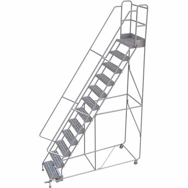 TRI-ARC - Rolling & Wall Mounted Ladders & Platforms Type: Rolling Warehouse Ladder Style: Rolling Safety Ladder - Benchmark Tooling