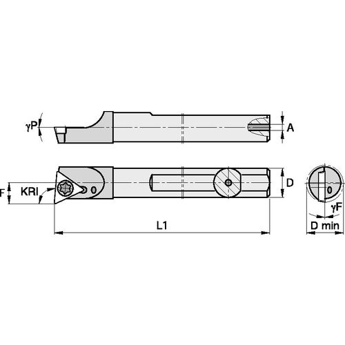 FCBM61520R CARBIDE SHANK BORING BAR - Exact Industrial Supply