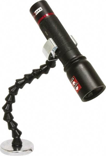 Mag-Mate - Zinc Plated Flexible Flashlight Holder - Compatible with Maglite Batteries - Benchmark Tooling