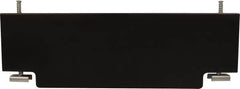 Mag-Mate - 2' Wide x 0.69' High, Stainless Steel Vertical Wind Welding Barricade - Black - Benchmark Tooling