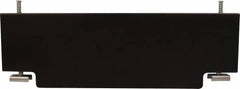 Mag-Mate - 3' Wide x 0.69' High, Stainless Steel Vertical Wind Welding Barricade - Black - Benchmark Tooling