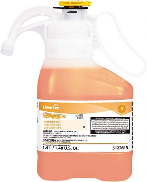 Diversey - 1.4 L Bottle Cleaner/Degreaser - Liquid, Disinfectant, Citrus - Benchmark Tooling