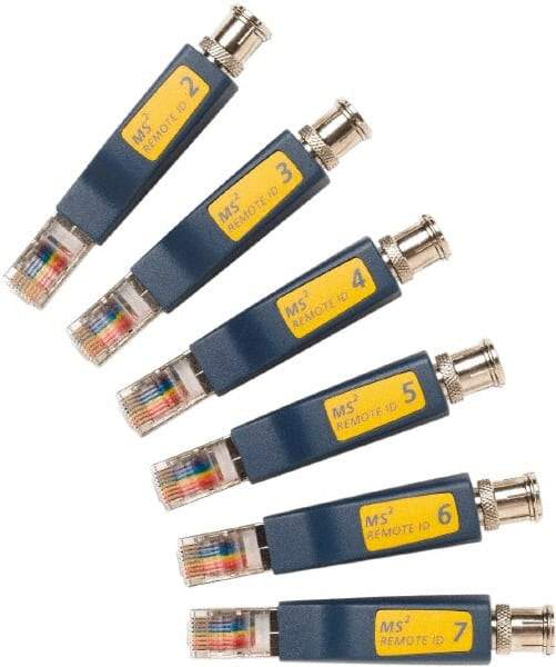 Fluke Networks - Blue Electrical Test Equipment Identifier Kit - Use with Microscanners2 Cable Testers - Benchmark Tooling