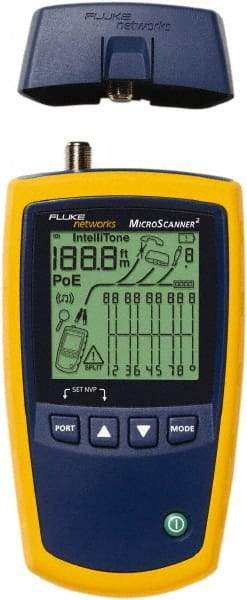 Fluke Networks - Universal Cable Tester - LCD Screen, RJ45 Connectors - Benchmark Tooling