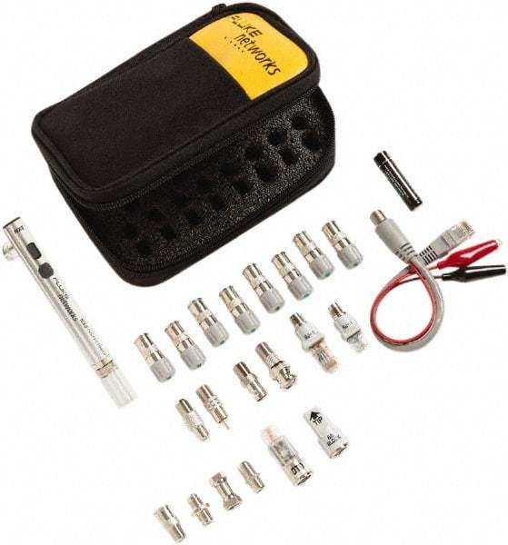 Fluke Networks - 24 Piece, Data & Video Kit - Comes in Clam Shell - Benchmark Tooling