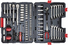 Crescent - 148 Piece 1/4, 3/8 & 1/2" Drive Mechanic's Tool Set - Comes in Blow Molded Case - Benchmark Tooling