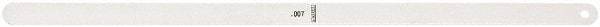 Starrett - Feeler Gages   Thickness (Decimal Inch): 0.0070    Leaf Length (Inch): 12 - Benchmark Tooling