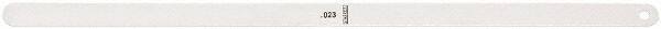 Starrett - Feeler Gages   Thickness (Decimal Inch): 0.0230    Leaf Length (Inch): 12 - Benchmark Tooling