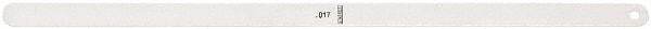 Starrett - Feeler Gages   Thickness (Decimal Inch): 0.0170    Leaf Length (Inch): 12 - Benchmark Tooling