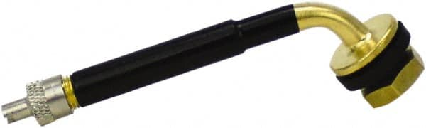 Milton - Clamp-In Tubeless Tire Valve - For Rim Holes 5/8", Rim Holes .453 - Benchmark Tooling