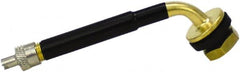Milton - Clamp-In Tubeless Tire Valve - For Rim Holes 5/8", Rim Holes .453 - Benchmark Tooling