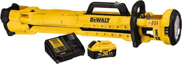 DeWALT - 20 Volts, 3000 Lumens, Cordless Work Light - Yellow, 11 hr Run Time - Benchmark Tooling